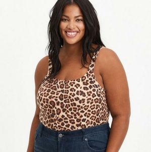 🛍🏷NWT Torrid Leopard Print Wide Strap Foxy Tank 3X🏷🛍